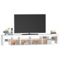 vidaXL TV-Schrank mit LED-Leuchten Hochglanz-Weiß 230x36,5x40 cm vidaXL TV-Schrank mit LED-Leuchten Hochglanz-Weiß 230x36,5x40 cm