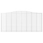 vidaXL Gabionen mit Hochbogen 6 Stk. 400x30x180/200cm Verzinktes Eisen vidaXL Gabionen mit Hochbogen 6 Stk. 400x30x180/200cm Verzinktes Eisen