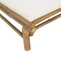 vidaXL 3-tlg. Garten-Lounge-Set mit Kissen Creme Bambus vidaXL 3-tlg. Garten-Lounge-Set mit Kissen Creme Bambus