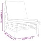 vidaXL 3-tlg. Garten-Lounge-Set mit Kissen Creme Bambus vidaXL 3-tlg. Garten-Lounge-Set mit Kissen Creme Bambus