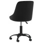 Esszimmerstühle 2 Stk. Drehbar Schwarz Samt Esszimmerstühle 2 Stk. Drehbar Schwarz Samt