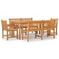 vidaXL 5-tlg. Garten-Essgruppe Massivholz Teak vidaXL 5-tlg. Garten-Essgruppe Massivholz Teak