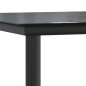 vidaXL 5-tlg. Garten-Essgruppe mit Kissen Schwarz und Grau Poly Rattan vidaXL 5-tlg. Garten-Essgruppe mit Kissen Schwarz und Grau Poly Rattan