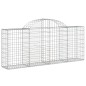 vidaXL Gabionen mit Hochbogen 10 Stk. 200x30x80/100cm Verzinktes Eisen vidaXL Gabionen mit Hochbogen 10 Stk. 200x30x80/100cm Verzinktes Eisen