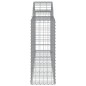 vidaXL Gabionen mit Hochbogen 10 Stk. 200x30x80/100cm Verzinktes Eisen vidaXL Gabionen mit Hochbogen 10 Stk. 200x30x80/100cm Verzinktes Eisen