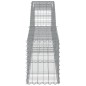 vidaXL Gabionen mit Hochbogen 3 Stk. 400x30x40/60 cm Verzinktes Eisen vidaXL Gabionen mit Hochbogen 3 Stk. 400x30x40/60 cm Verzinktes Eisen