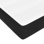 vidaXL Boxspringbett mit Matratze Schwarz 180x200 cm Samt vidaXL Boxspringbett mit Matratze Schwarz 180x200 cm Samt