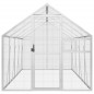 vidaXL Voliere Silbern 1,79x4x1,85 m Aluminium vidaXL Voliere Silbern 1,79x4x1,85 m Aluminium