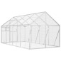 vidaXL Voliere Silbern 1,79x4x1,85 m Aluminium vidaXL Voliere Silbern 1,79x4x1,85 m Aluminium