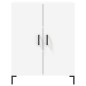 Highboard Weiß 69,5x34x180 cm Holzwerkstoff Highboard Weiß 69,5x34x180 cm Holzwerkstoff