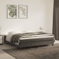 vidaXL Boxspringbett mit Matratze Dunkelgrau 180x200 cm Samt vidaXL Boxspringbett mit Matratze Dunkelgrau 180x200 cm Samt