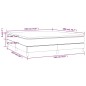 vidaXL Boxspringbett mit Matratze Dunkelgrau 180x200 cm Samt vidaXL Boxspringbett mit Matratze Dunkelgrau 180x200 cm Samt