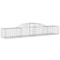 vidaXL Gabionen mit Hochbogen 8 Stk. 300x50x40/60 cm Verzinktes Eisen vidaXL Gabionen mit Hochbogen 8 Stk. 300x50x40/60 cm Verzinktes Eisen