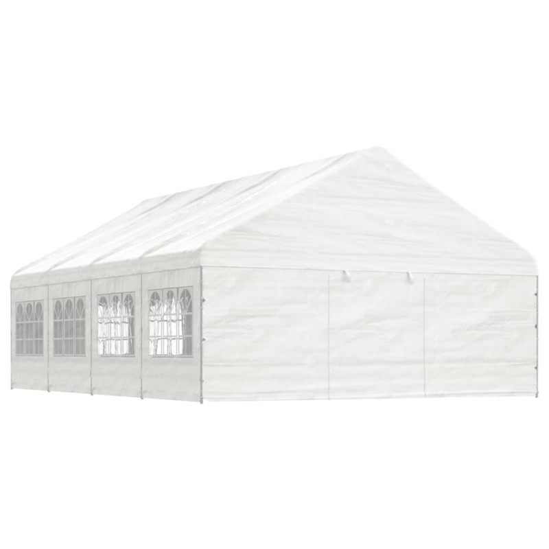 vidaXL Pavillon mit Dach Weiß 8,92x5,88x3,75 m Polyethylen vidaXL Pavillon mit Dach Weiß 8,92x5,88x3,75 m Polyethylen