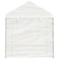 vidaXL Pavillon mit Dach Weiß 13,38x2,28x2,69 m Polyethylen vidaXL Pavillon mit Dach Weiß 13,38x2,28x2,69 m Polyethylen