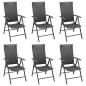vidaXL 7-tlg. Garten-Essgruppe Schwarz Poly Rattan vidaXL 7-tlg. Garten-Essgruppe Schwarz Poly Rattan