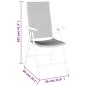vidaXL 7-tlg. Garten-Essgruppe Schwarz Poly Rattan vidaXL 7-tlg. Garten-Essgruppe Schwarz Poly Rattan