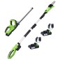 vidaXL 2-tlg. Akku-Gartengerät-Set mit Ladegeräten & Akkus vidaXL 2-tlg. Akku-Gartengerät-Set mit Ladegeräten & Akkus
