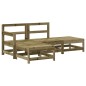 vidaXL 4-tlg. Garten-Lounge-Set mit Kissen Kiefernholz Imprägniert vidaXL 4-tlg. Garten-Lounge-Set mit Kissen Kiefernholz Imprägniert