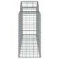 vidaXL Gabionen mit Hochbogen 30 Stk. 200x50x80/100cm Verzinktes Eisen vidaXL Gabionen mit Hochbogen 30 Stk. 200x50x80/100cm Verzinktes Eisen