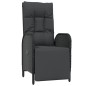 vidaXL 9-tlg. Garten-Essgruppe mit Kissen Schwarz Poly Rattan vidaXL 9-tlg. Garten-Essgruppe mit Kissen Schwarz Poly Rattan