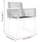 vidaXL 7-tlg. Garten-Essgruppe Schwarz PVC-Rattan vidaXL 7-tlg. Garten-Essgruppe Schwarz PVC-Rattan