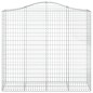 vidaXL Gabionen mit Hochbogen 4 Stk. 200x50x180/200cm Verzinktes Eisen vidaXL Gabionen mit Hochbogen 4 Stk. 200x50x180/200cm Verzinktes Eisen