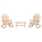 vidaXL 3-tlg. Garten-Lounge-Set Massivholz Fichte vidaXL 3-tlg. Garten-Lounge-Set Massivholz Fichte