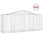 vidaXL Gabionen mit Hochbogen 15 Stk. 200x50x80/100cm Verzinktes Eisen vidaXL Gabionen mit Hochbogen 15 Stk. 200x50x80/100cm Verzinktes Eisen