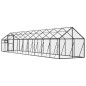 vidaXL Voliere Anthrazit 1,79x10x1,85 m Aluminium vidaXL Voliere Anthrazit 1,79x10x1,85 m Aluminium