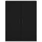 Highboard Schwarz 69,5x34x180 cm Holzwerkstoff Highboard Schwarz 69,5x34x180 cm Holzwerkstoff