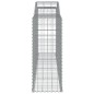 vidaXL Gabionen mit Hochbogen 3 Stk. 300x50x120/140cm Verzinktes Eisen vidaXL Gabionen mit Hochbogen 3 Stk. 300x50x120/140cm Verzinktes Eisen