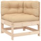 vidaXL 4-tlg. Garten-Lounge-Set mit Kissen Massivholz vidaXL 4-tlg. Garten-Lounge-Set mit Kissen Massivholz