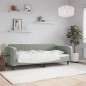 Tagesbett Hellgrau 90x190 cm Samt