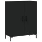 Highboard Schwarz 69,5x34x180 cm Holzwerkstoff Highboard Schwarz 69,5x34x180 cm Holzwerkstoff
