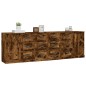 vidaXL Sideboards 3 Stk. Räuchereiche Holzwerkstoff vidaXL Sideboards 3 Stk. Räuchereiche Holzwerkstoff