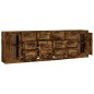 vidaXL Sideboards 3 Stk. Räuchereiche Holzwerkstoff vidaXL Sideboards 3 Stk. Räuchereiche Holzwerkstoff