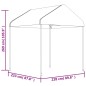 vidaXL Pavillon mit Dach Weiß 11,15x2,28x2,69 m Polyethylen vidaXL Pavillon mit Dach Weiß 11,15x2,28x2,69 m Polyethylen