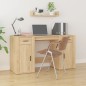 vidaXL Schreibtisch mit Stauraum Sonoma-Eiche Holzwerkstoff vidaXL Schreibtisch mit Stauraum Sonoma-Eiche Holzwerkstoff