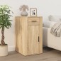 vidaXL Schreibtisch mit Stauraum Sonoma-Eiche Holzwerkstoff vidaXL Schreibtisch mit Stauraum Sonoma-Eiche Holzwerkstoff