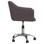 Esszimmerstühle 2 Stk. Drehbar Taupe Stoff Esszimmerstühle 2 Stk. Drehbar Taupe Stoff