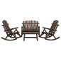 vidaXL 4-tlg. Garten-Lounge-Set Massivholz Fichte vidaXL 4-tlg. Garten-Lounge-Set Massivholz Fichte