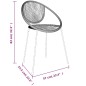 vidaXL 7-tlg. Garten-Essgruppe Schwarz PVC-Rattan vidaXL 7-tlg. Garten-Essgruppe Schwarz PVC-Rattan