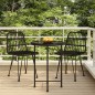 vidaXL 3-tlg. Garten-Essgruppe Schwarz Poly Rattan vidaXL 3-tlg. Garten-Essgruppe Schwarz Poly Rattan