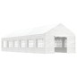vidaXL Pavillon mit Dach Weiß 13,38x4,08x3,22 m Polyethylen vidaXL Pavillon mit Dach Weiß 13,38x4,08x3,22 m Polyethylen