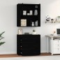 vidaXL Highboard Schwarz Holzwerkstoff vidaXL Highboard Schwarz Holzwerkstoff