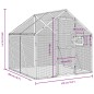 vidaXL Voliere Anthrazit 1,79x2x1,85 m Aluminium vidaXL Voliere Anthrazit 1,79x2x1,85 m Aluminium