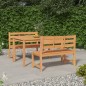 vidaXL 3-tlg. Garten-Essgruppe Massivholz Teak vidaXL 3-tlg. Garten-Essgruppe Massivholz Teak