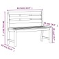 vidaXL 3-tlg. Garten-Essgruppe Massivholz Teak vidaXL 3-tlg. Garten-Essgruppe Massivholz Teak