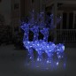 vidaXL LED-Rentiere 3 Stk. Acryl 120 cm Blau vidaXL LED-Rentiere 3 Stk. Acryl 120 cm Blau
